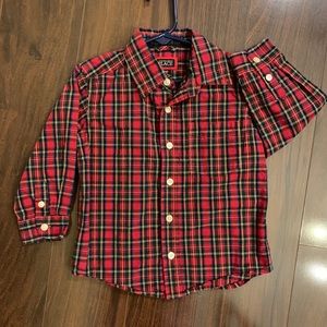 Button Down Boys 3T Long Sleeve